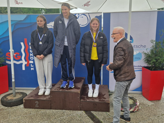Finja Kruthoff holt Platz 3 bei den Norddeutschen Meisterschaften.
